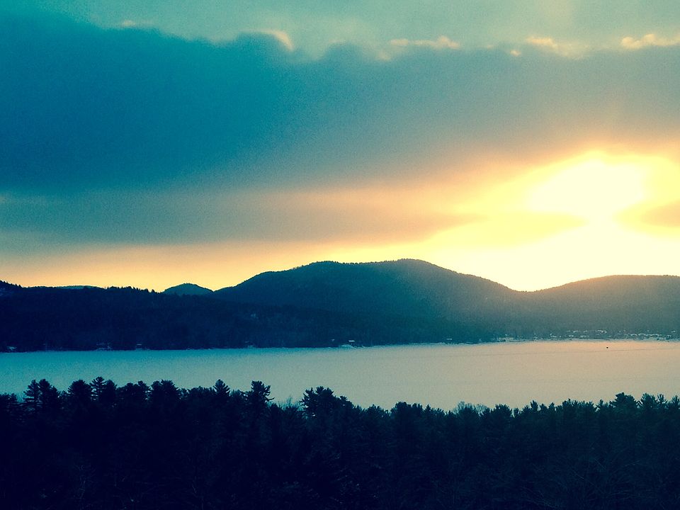 Sunrise view from lots 