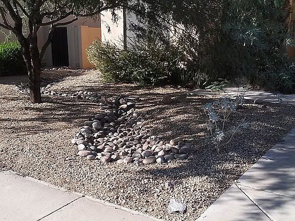 River captures rain water