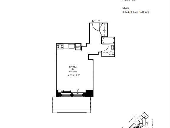 2nd image of 63 Wall St #23F
