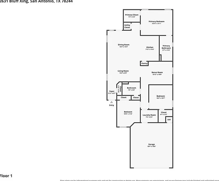 3 bed, 2.0 bath, 1355 sqft, $1,595 — Photo 2