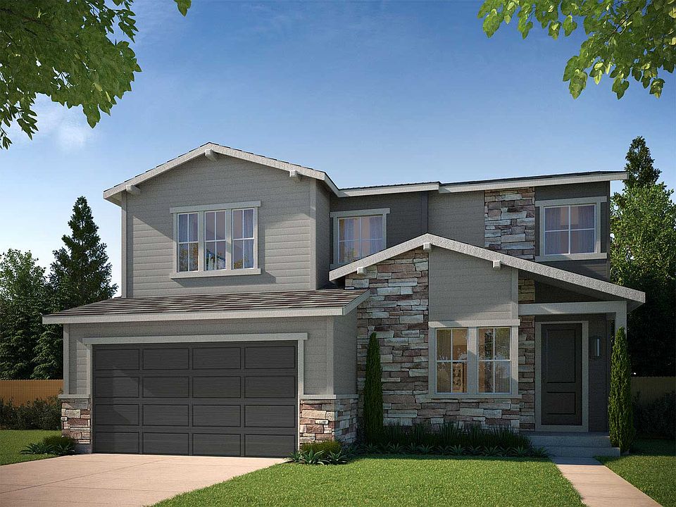 Example of Residence 4003 Craftsman Style Exterior - Colors and finishes will vary on actual home.