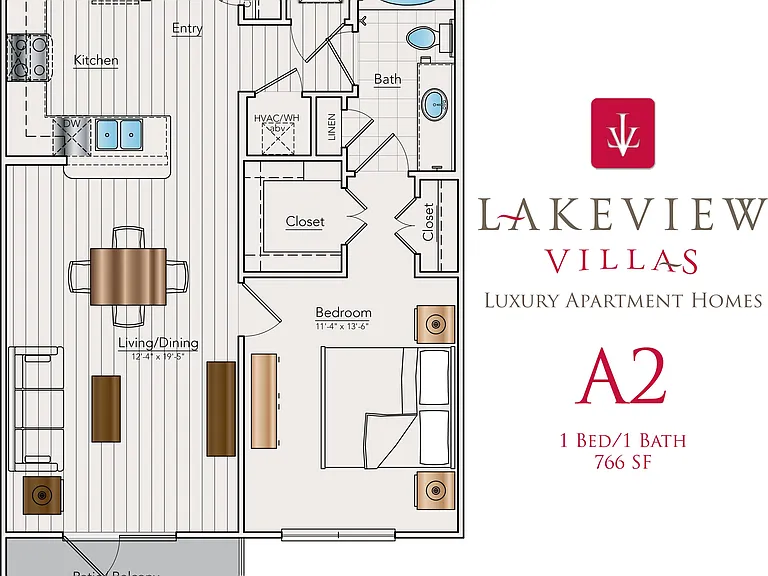 Lakeview Villas Floor Plan A2 Lakeview Villas Floor Plan A2