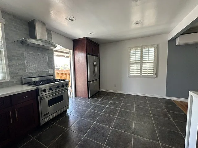 Kitchen and dinning area