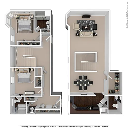 Floor plan B19 Richelieu Townhome