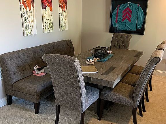 Dining adjacent to Living Rm