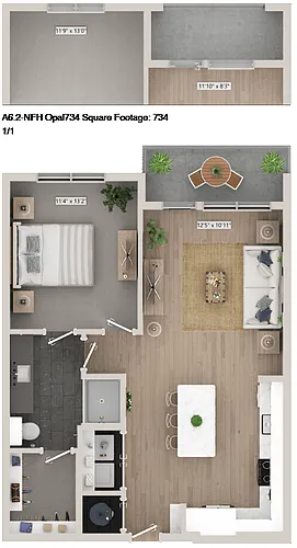 Floor plan A6B