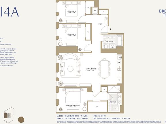 2nd image of 55 Fleet St #12A