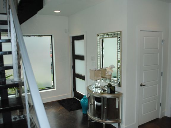 The large entry foyer.