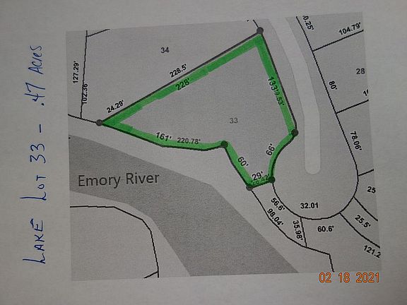 Lot 33 - Emory Cove