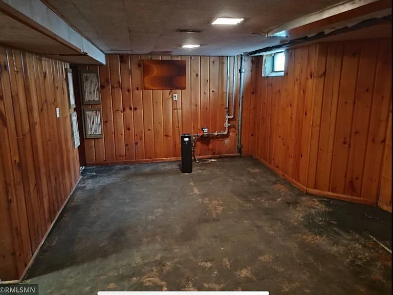 unfinished basement