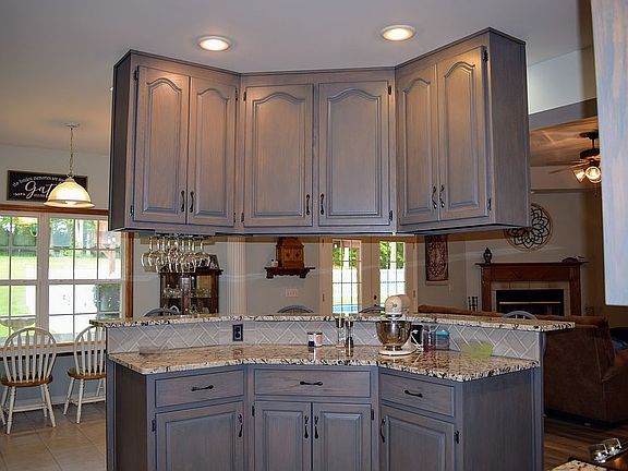 Island from inside kitchen