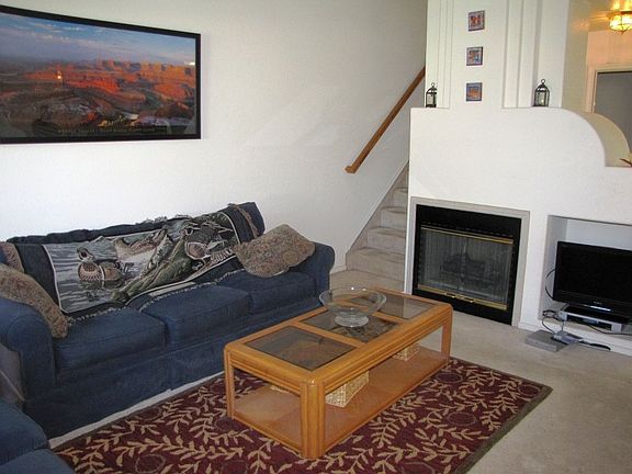 Living Area and Fireplace