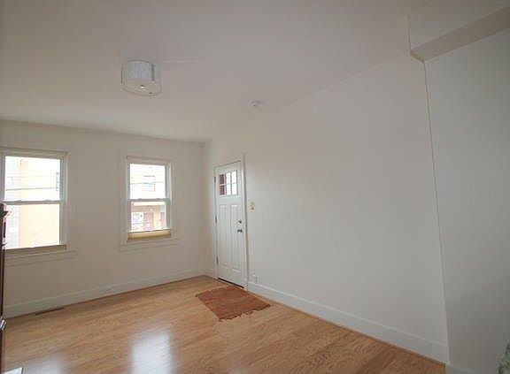 living room with front door entrance