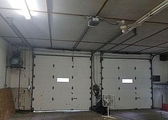 Detached garage interior 