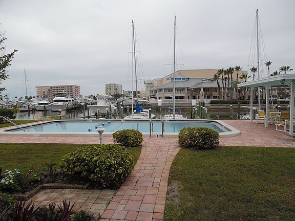 Pool and view of Marina