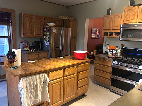 Kitchen view from dining