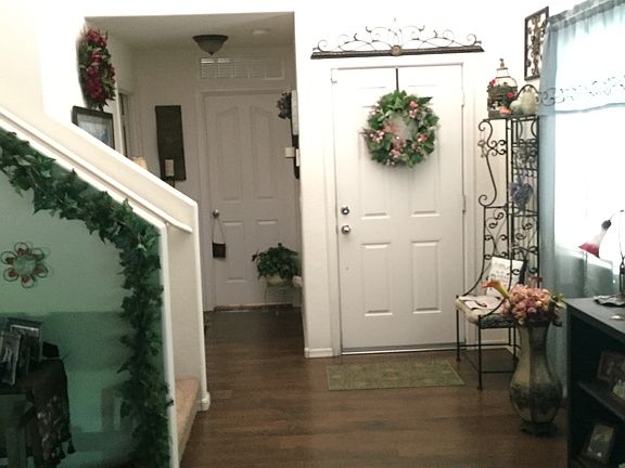 Inside front door, bedroom 1