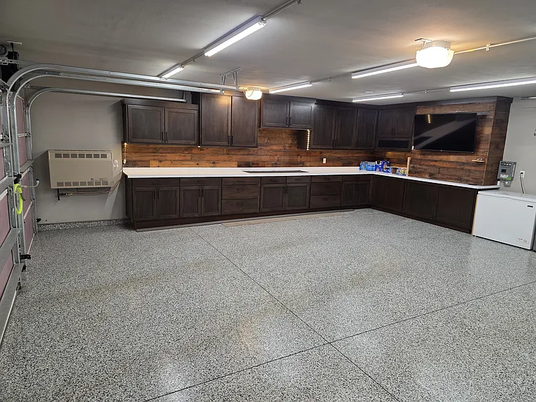 Heated Garage with Storage