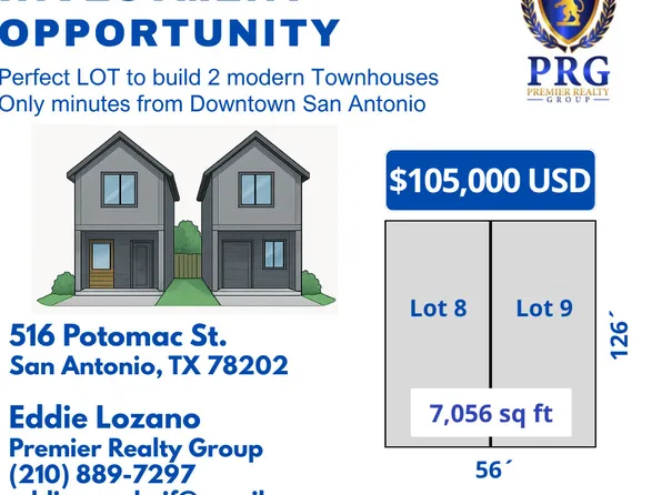 516 Potomac LOT 8&9, San Antonio, TX 78202