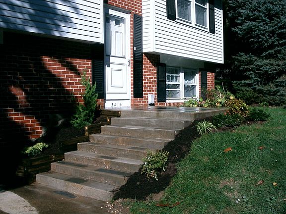 front - new stairs