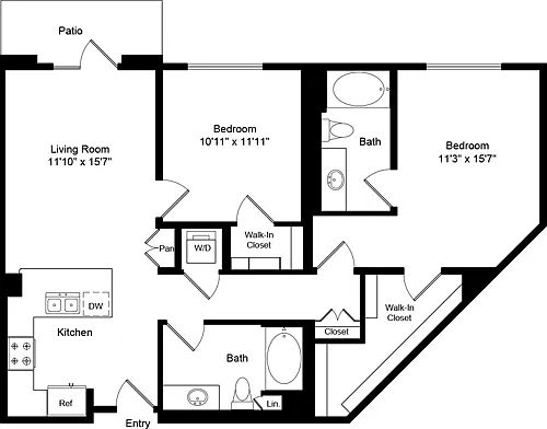 Floor plan B60