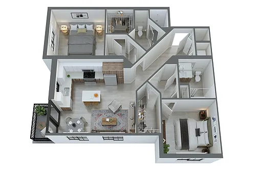 Floor plan The Eccentric
