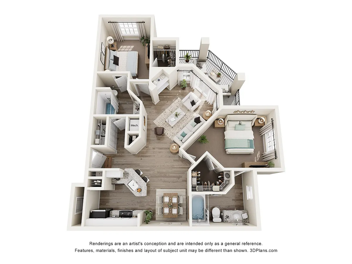 Floor plan B3