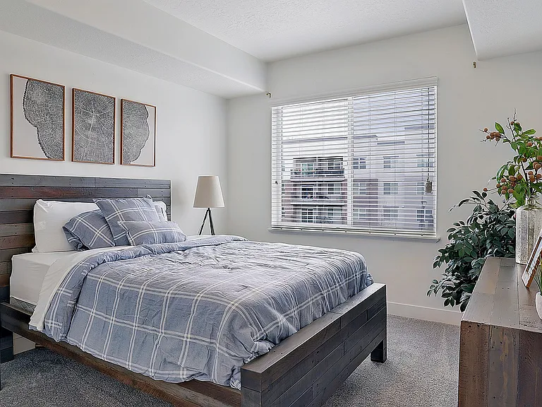 ersatile secondary bedroom with bright, open layout.