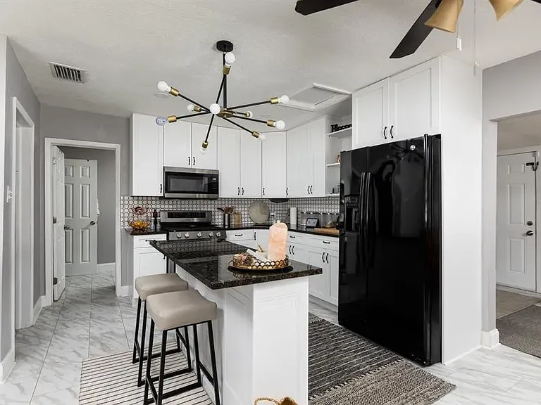 Kitchen island with seating