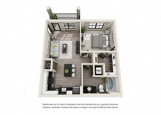Floor plan Knight with Assigned Garage