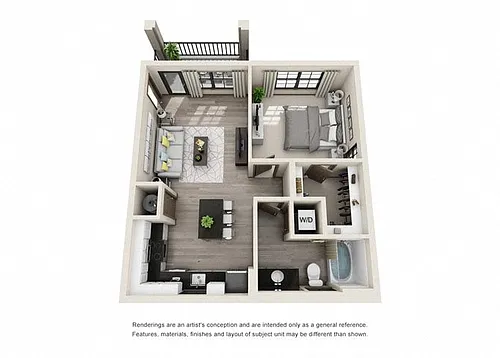 Floor plan Knight with Assigned Garage