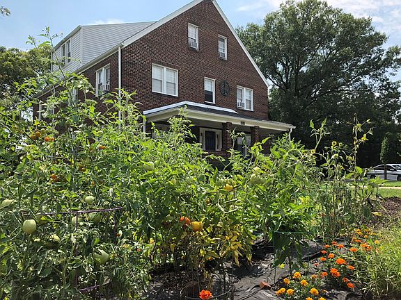 Garden plots come with each apartment. And there's plenty of