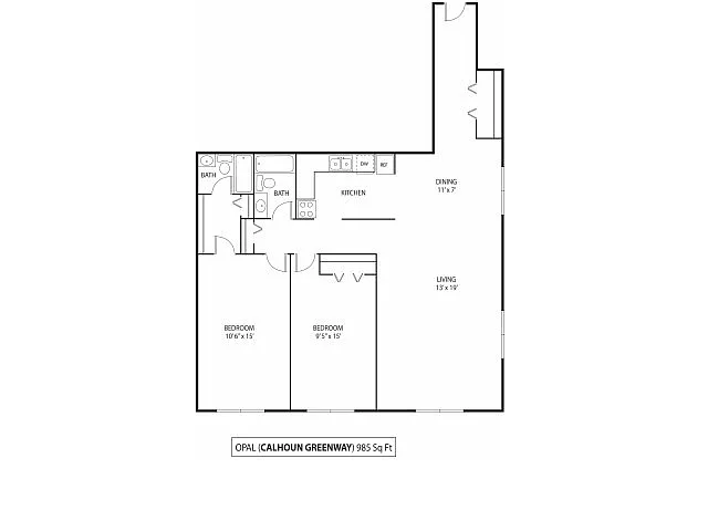 Floor plan Opal