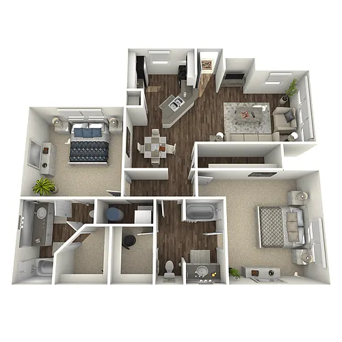 Floor plan Links At Georgetown-B1
