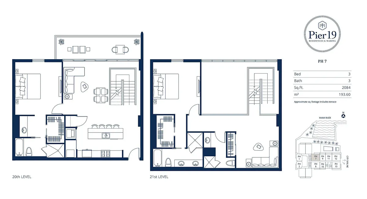 Floor plan PH 2107