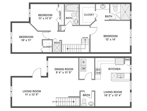 Floor plan D7T
