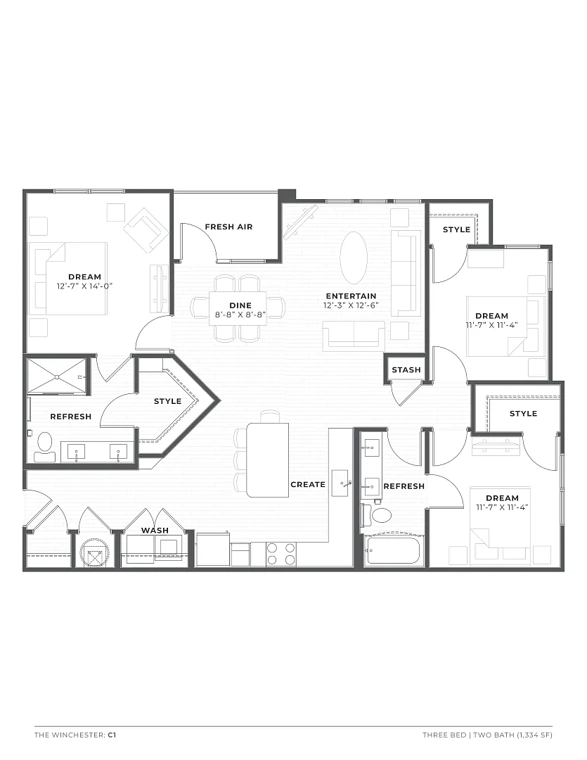 Floor plan C1