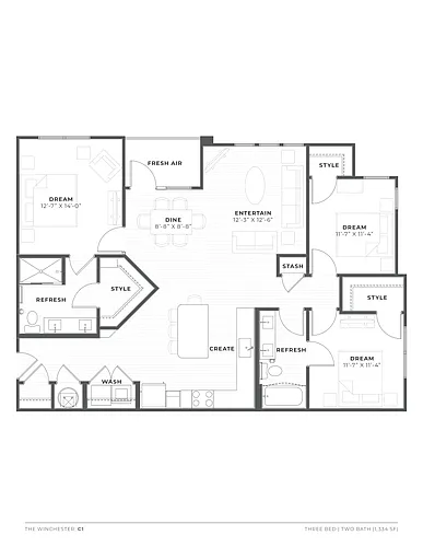 Floor plan C1