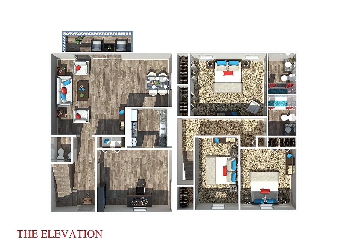 Floor plan The Elevation
