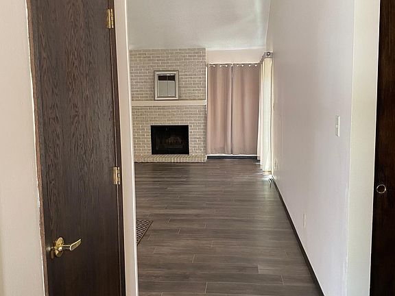 View from front door into living room