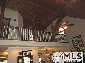 View of Loft from Living Room