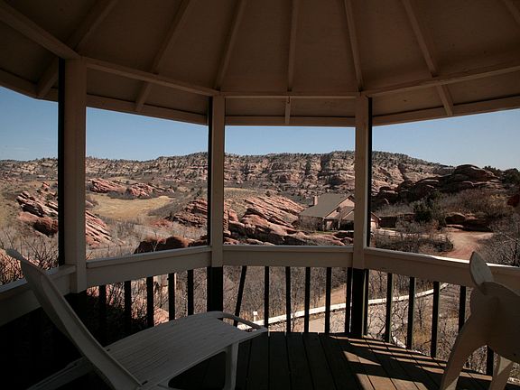 A gazebo to enjoy the views