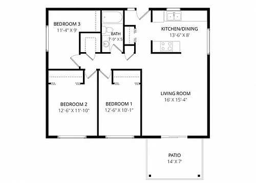 Floor plan 3X1