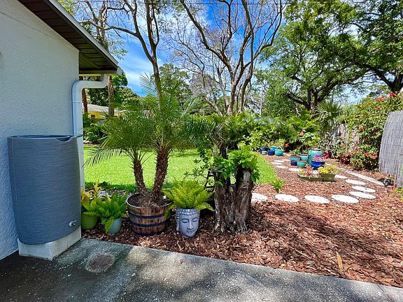 View of yard from the patio
