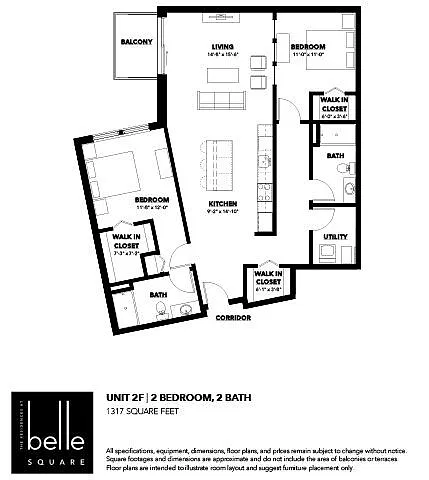 Floor plan 2-H - Conventional