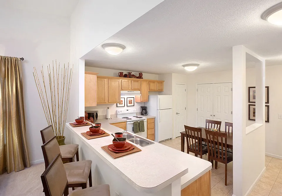 Spacious, Eat-In Kitchens