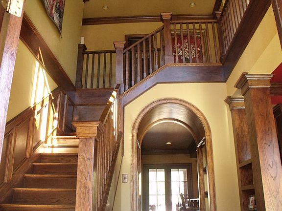 Two story front entry!