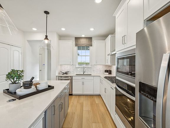Abundant cabinet space in kitchen