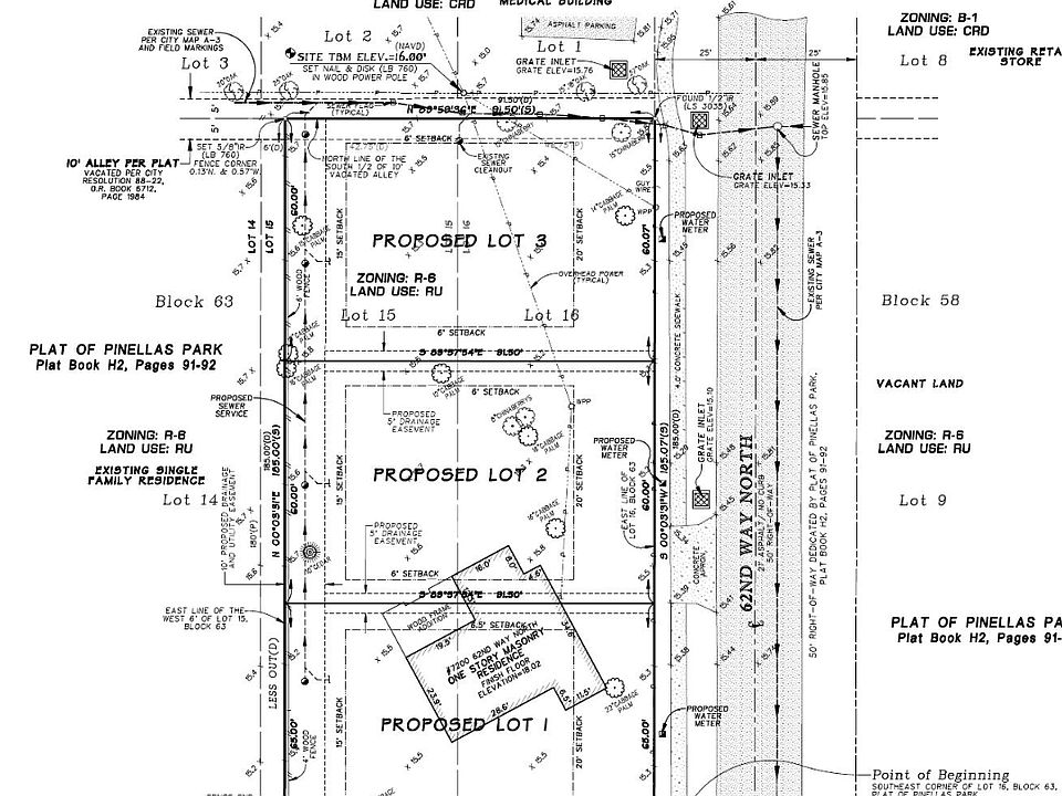 3 lot subdivision plat