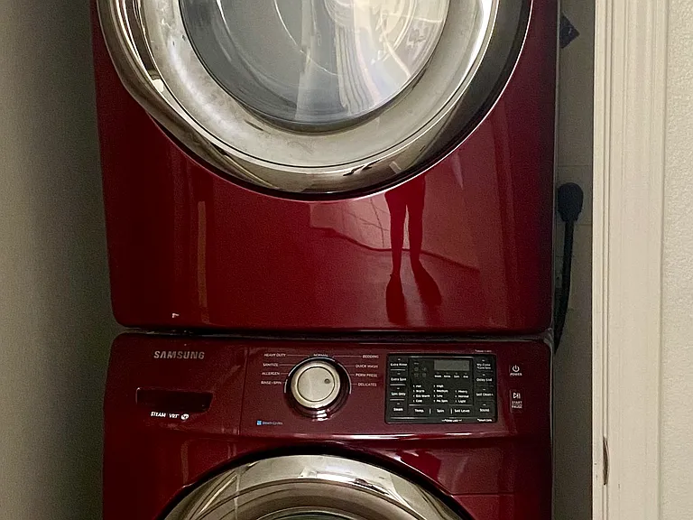 Samsung laundry center inside apartment